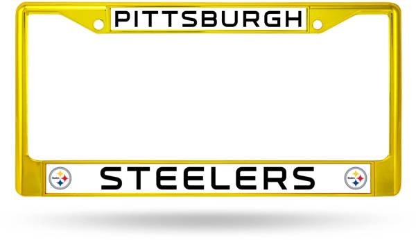 Rico Pittsburgh Steelers Chrome License Plate Frame