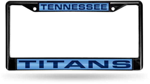 Rico Tennessee Titans Black Laser Chrome License Plate Frame