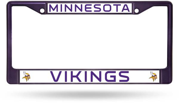 Rico Minnesota Vikings Chrome License Plate Frame