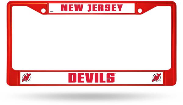 Rico New Jersey Devils Chrome License Plate Frame
