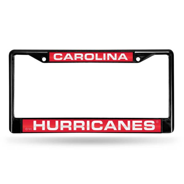 Rico Carolina Hurricanes Black Laser Chrome License Plate Frame product image