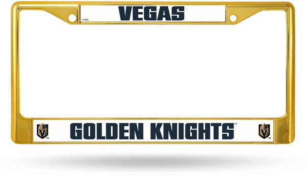 Rico Vegas Golden Knights Colored Chrome License Plate Frame