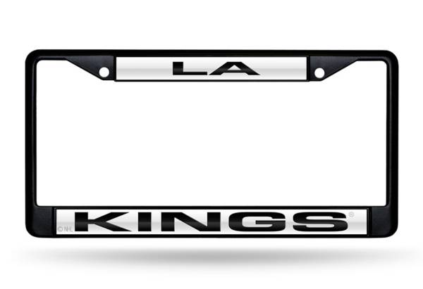 Rico Los Angeles Kinga Black Laser Chrome License Plate Frame product image