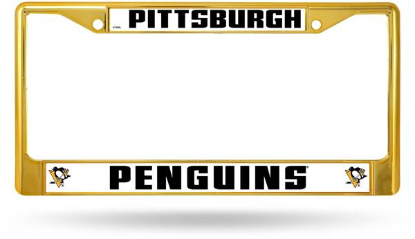 Rico Pittsburgh Penguins Chrome License Plate Frame
