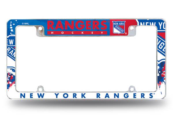 Rico New York Rangers Chrome License Plate Frame