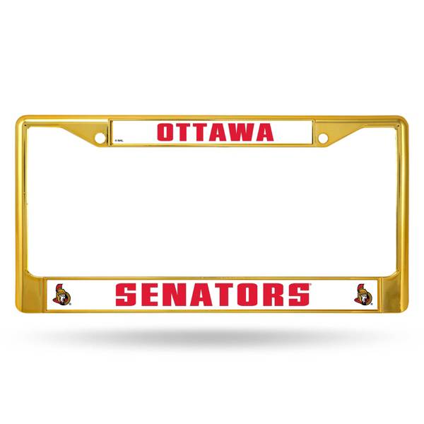 Rico Ottowa Senators Chrome License Plate Frame