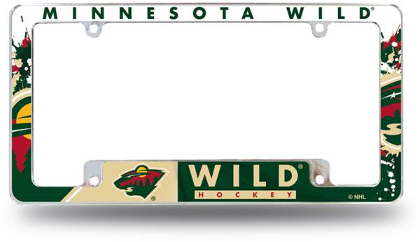 Rico Minnesota Wild Chrome License Plate Frame