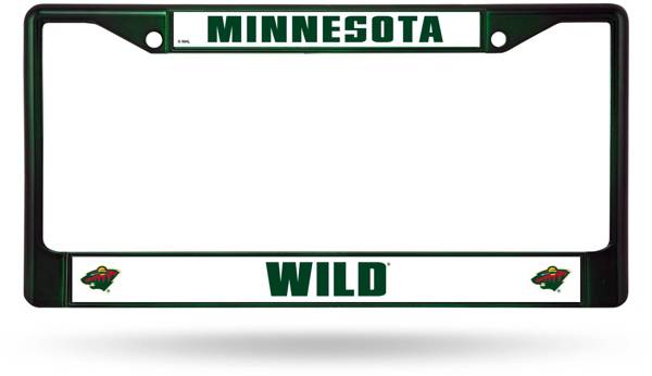 Rico Minnesota Wild Chrome License Plate Frame