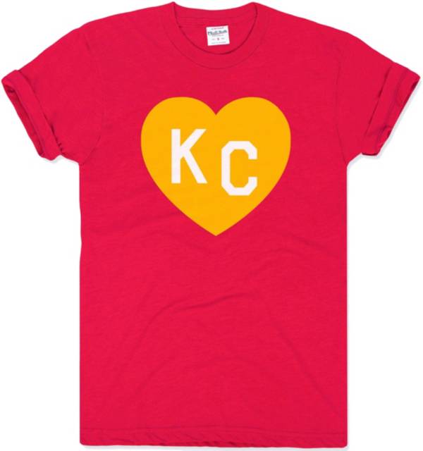Charlie Hustle Men's KC Heart Red T-Shirt product image