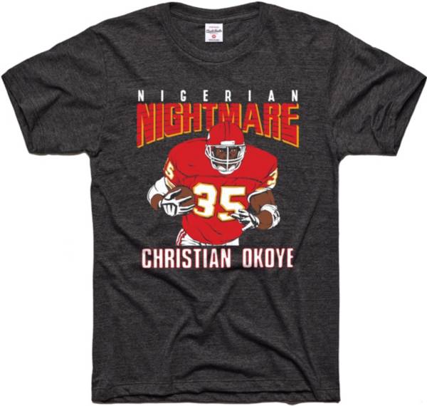 Charlie Hustle Men's Nightmare Okoye Vintage Black T-Shirt