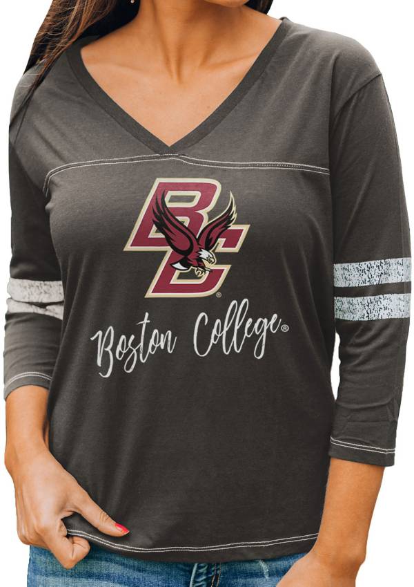 Gameday Couture Women's Boston College Eagles Grey ¾ Sleeve Sport T-Shirt product image