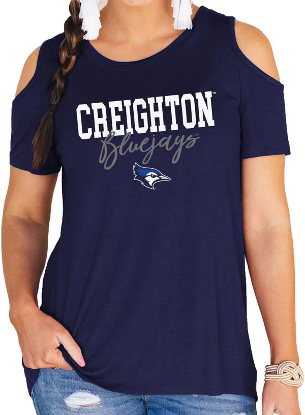 Gameday Couture Women's Creighton Bluejays Blue Cold Shoulder T-Shirt