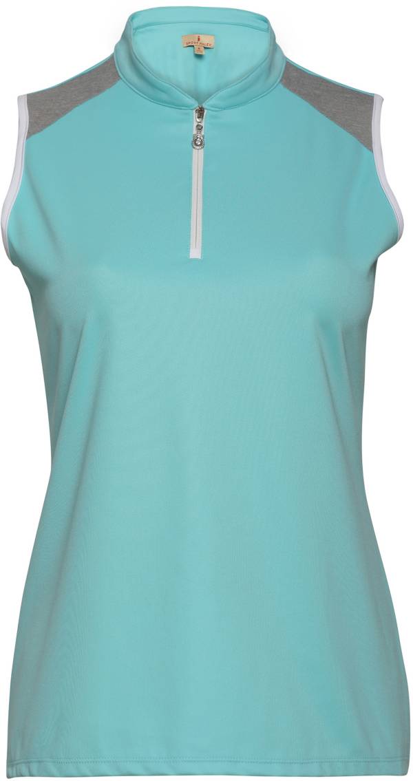 Sport Haley Women's Boca Colorblock Sleeveless Golf Polo