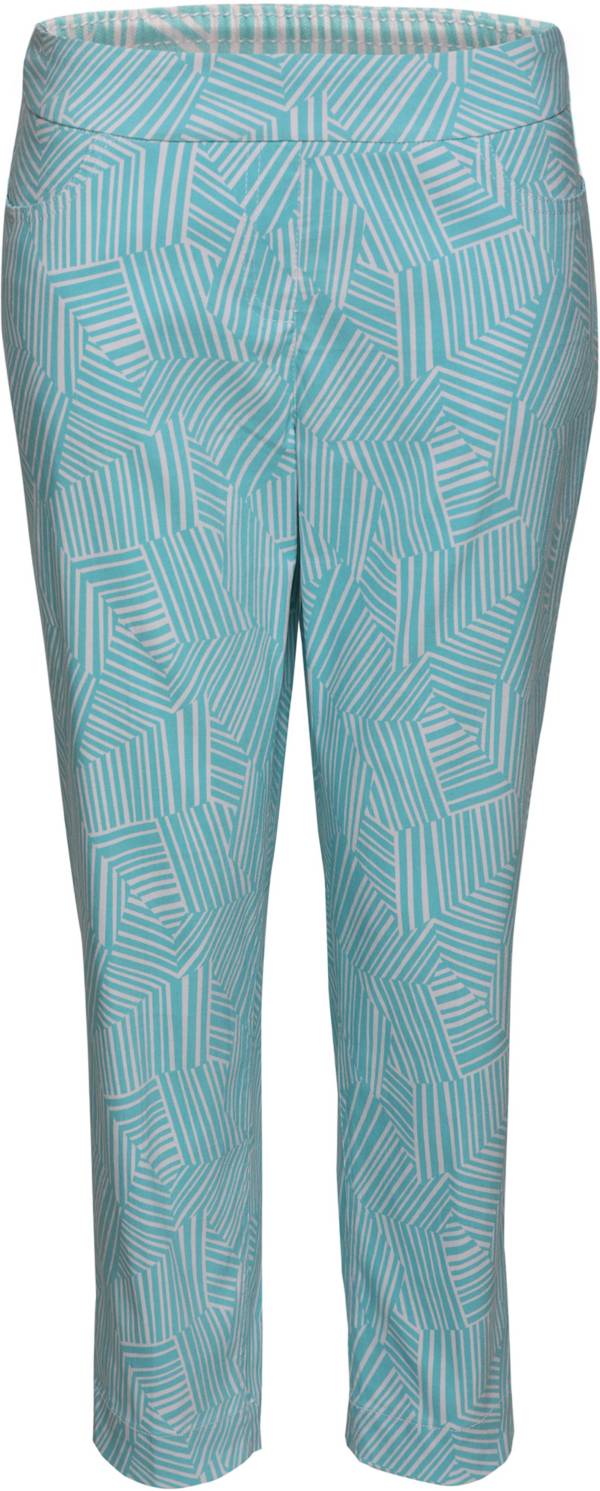 Sport Haley Women's Printed Slim-Sation Cropped Golf Pants