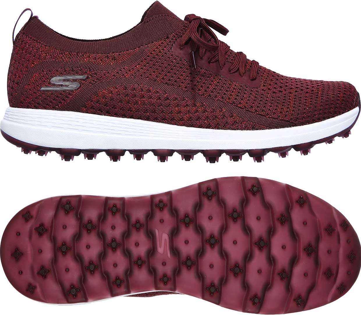skechers women's go golf max glitter golf shoes