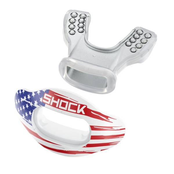 Shock Doctor Chrome Interchange Lip Guard with Shield