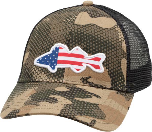 Simms Men's USA Walleye Trucker Hat