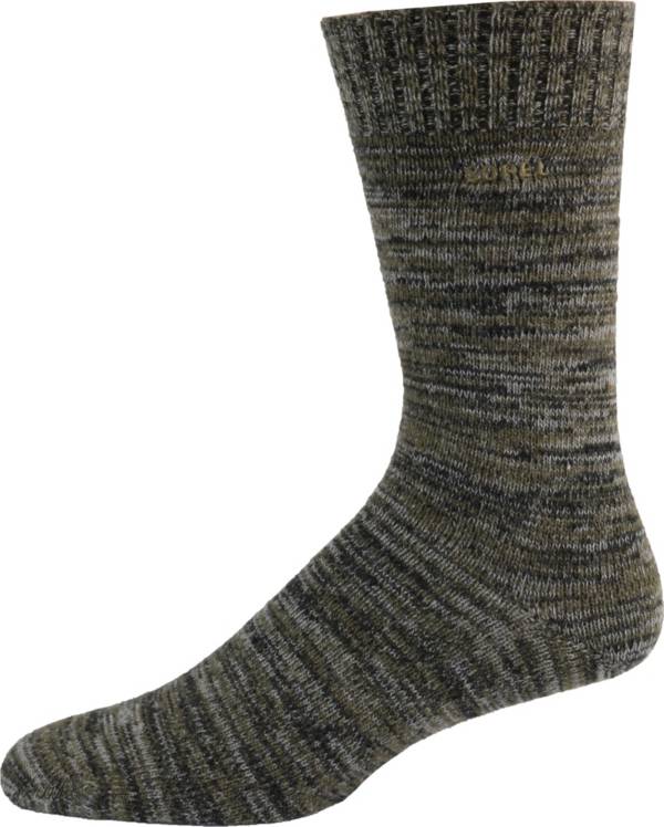 SOREL Men's Space Dye Wool Crew Socks