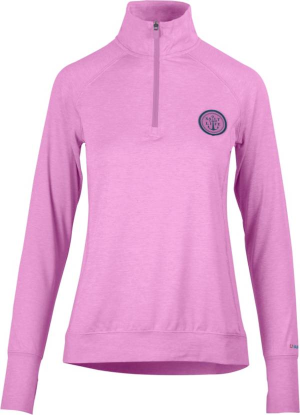 Salt Life Women's Whirlwind Long Sleeve Quarter Zip Long Sleeve Shirt