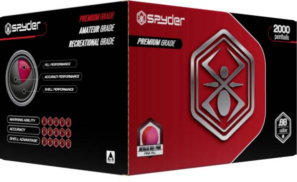 Spyder Premium Grade Paintballs – 2000 Count