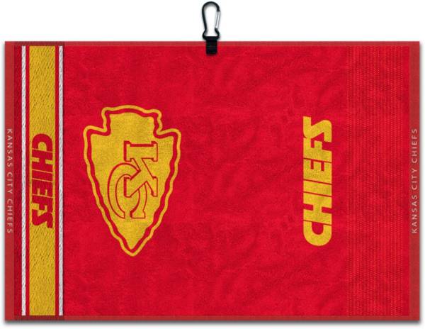 Team Effort Kansas City Chiefs Embroidered Face-Club Golf Towel