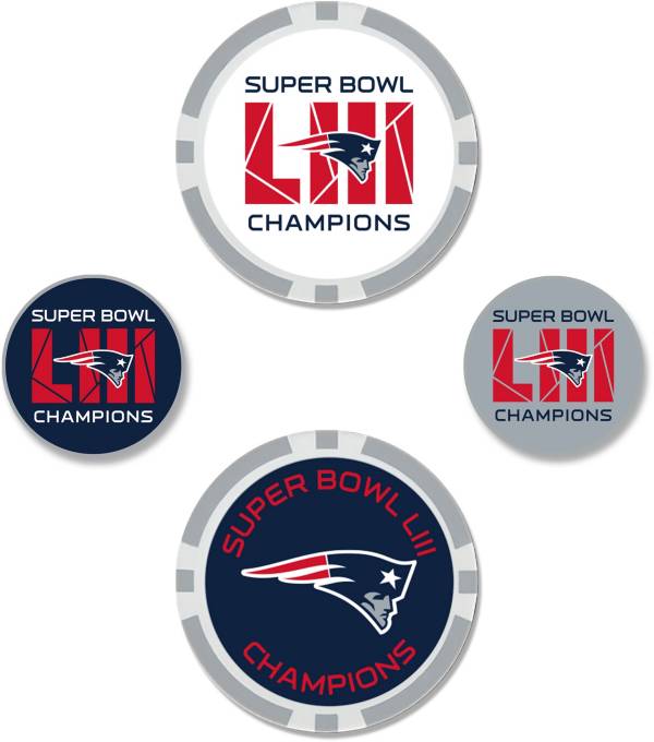 Team Effort Super Bowl LIII Champions New England Patriots Ball Marker Set