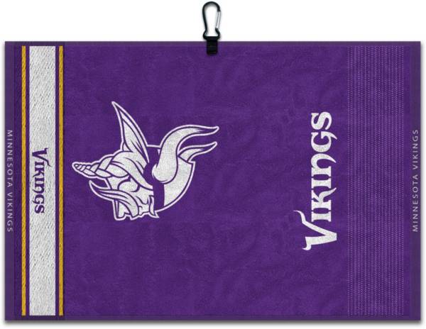 Team Effort Minnesota Vikings Embroidered Face-Club Golf Towel