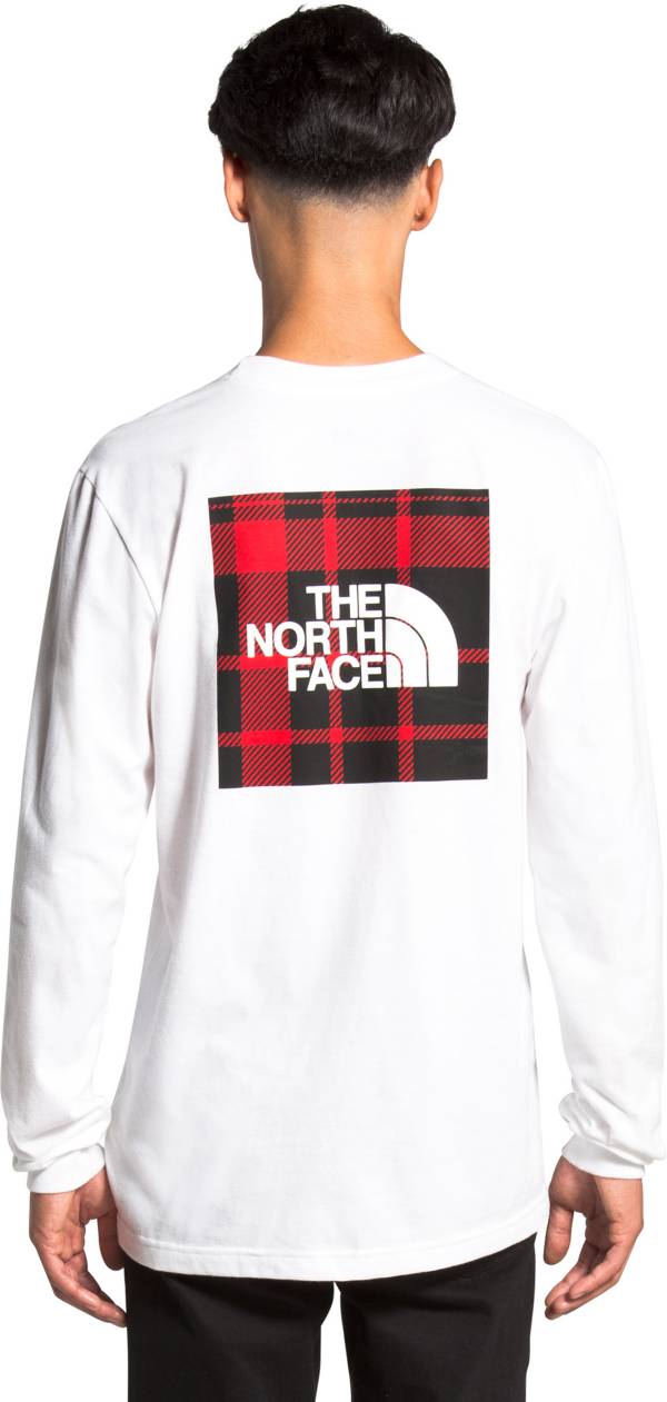 The North Face Men's Holiday Red Box Long Sleeve T-Shirt