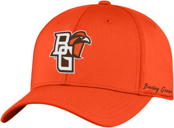 Top of the World Men's Bowling Green Falcons Orange Phenom 1Fit Flex Hat