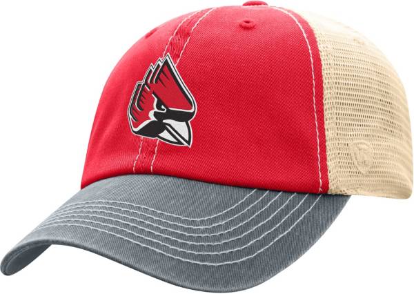 Top of the World Men's Ball State Cardinals Cardinal/White Off Road Adjustable Hat