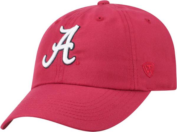 Top of the World Men's Alabama Crimson Tide Crimson Staple Adjustable Hat