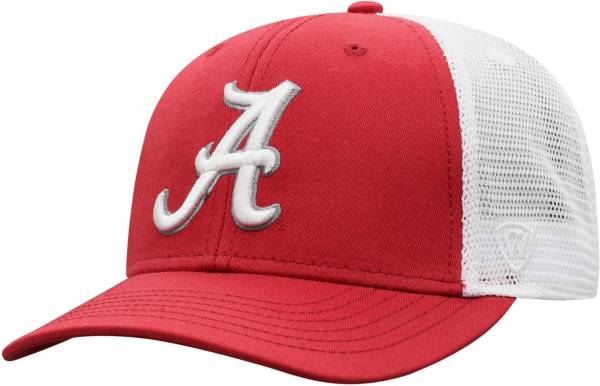 Top of the World Men's Alabama Crimson Tide Crimson/White Trucker Adjustable Hat