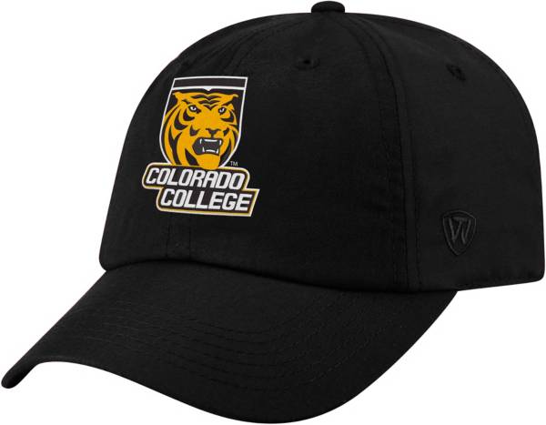 Top of the World Men's Colorado College Tigers Staple Adjustable Black Hat