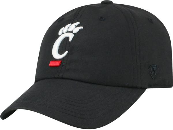 Top of the World Men's Cincinnati Bearcats Staple Adjustable Black Hat