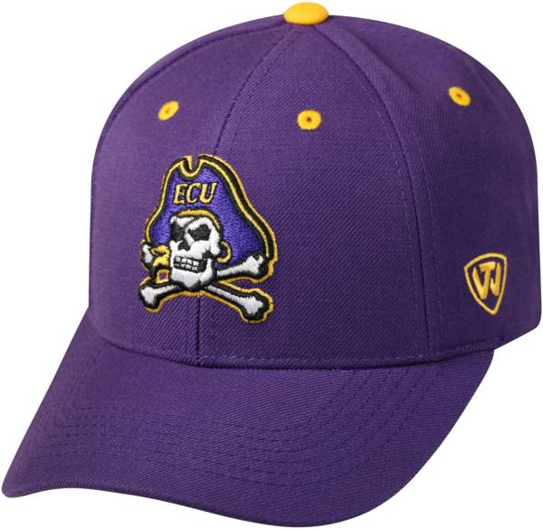 Top of the World Men's East Carolina Pirates Purple Triple Threat Adjustable Hat