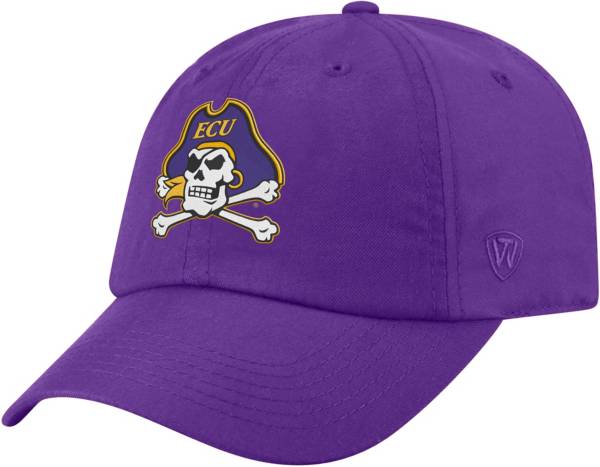 Top of the World Men's East Carolina Pirates Purple Staple Adjustable Hat