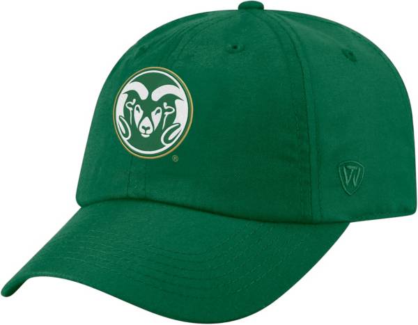 Top of the World Men's Colorado State Rams Green Staple Adjustable Hat