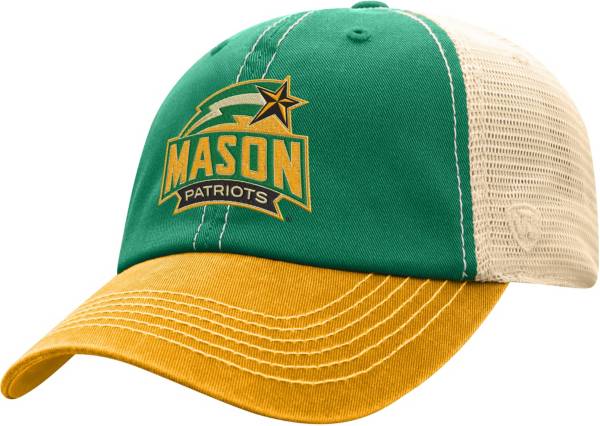 Top of the World Men's George Mason Patriots Green/White Off Road Adjustable Hat
