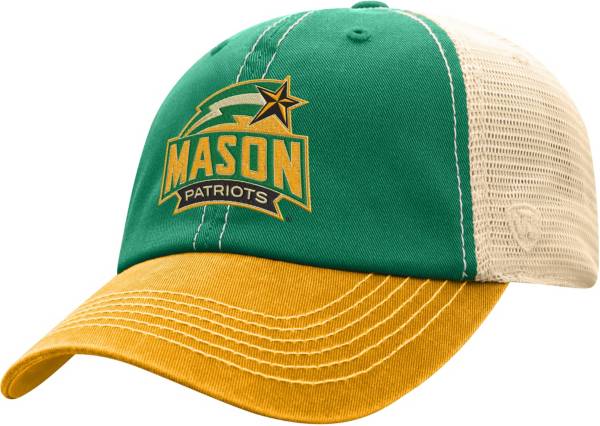 Top of the World Men's George Mason Patriots Green/White Off Road Adjustable Hat product image