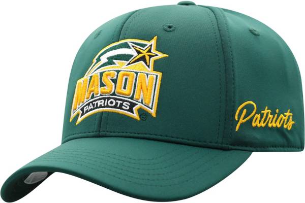 Top of the World Men's George Mason Patriots Green Phenom 1Fit Flex Hat