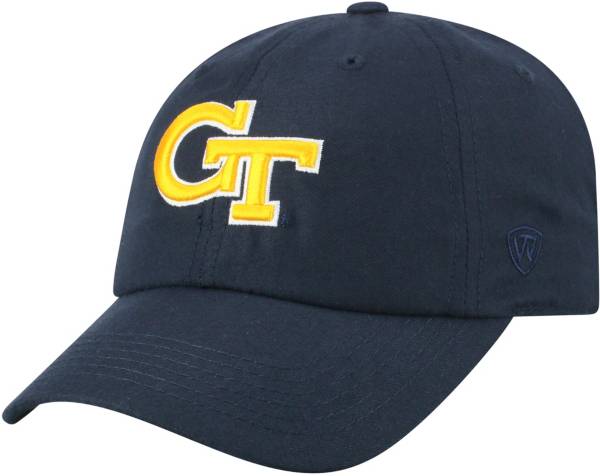 Top of the World Men's Georgia Tech Yellow Jackets Navy Staple Adjustable Hat