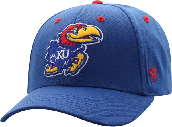 Top of the World Men's Kansas Jayhawks Blue Triple Threat Adjustable Hat