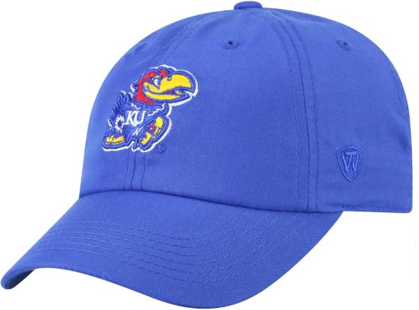 Top of the World Men's Kansas Jayhawks Blue Staple Adjustable Hat product image
