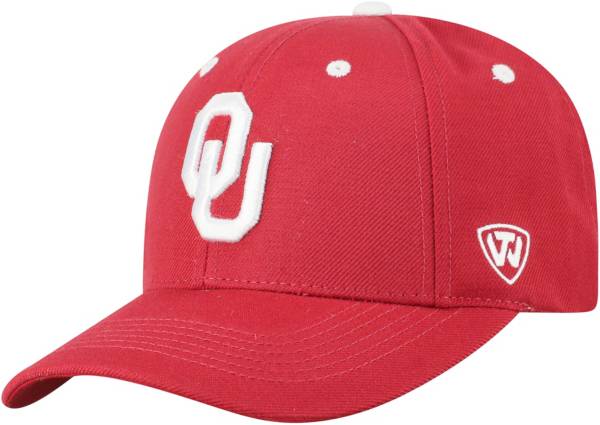 Top of the World Men's Oklahoma Sooners Crimson Triple Threat Adjustable Hat