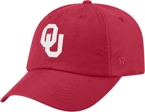 Top of the World Men's Oklahoma Sooners Crimson Staple Adjustable Hat