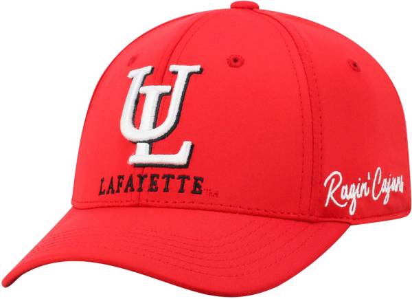 Top of the World Men's Louisiana-Lafayette Ragin' Cajuns Red Phenom 1Fit Flex Hat