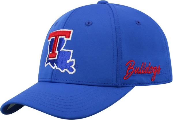 Top of the World Men's Louisiana Tech Bulldogs Blue Phenom 1Fit Flex Hat