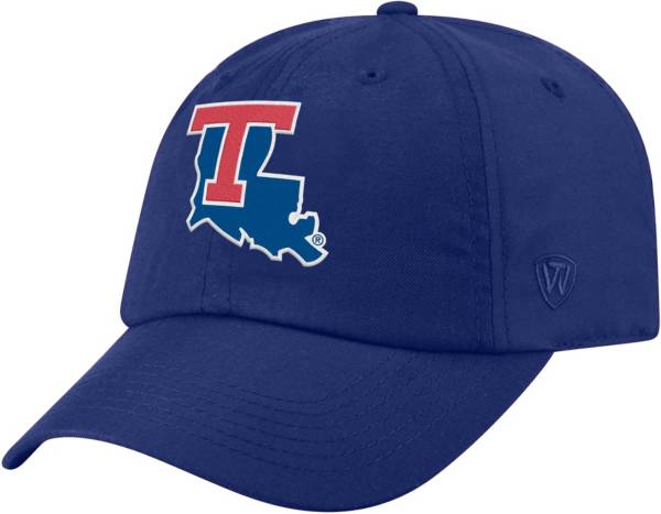 Top of the World Men's Louisiana Tech Bulldogs Blue Staple Adjustable Hat