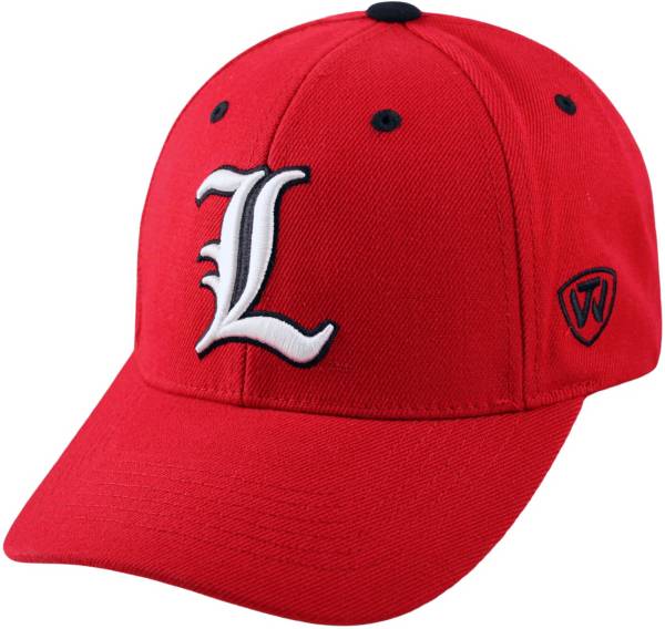 Top of the World Men's Louisville Cardinals Cardinal Red Triple Threat Adjustable Hat