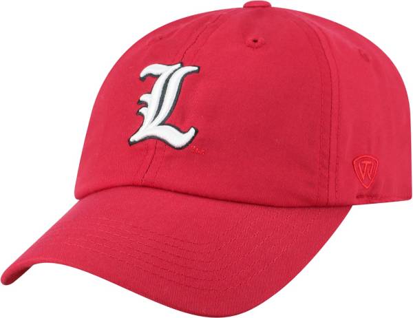 Top of the World Men's Louisville Cardinals Cardinal Red Staple Adjustable Hat